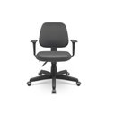 Ver imagem 1 de Cadeira Premium Call Center Back System Nr17 Certificada Revestimento Vinil T19 Preto