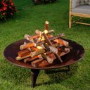 Ver imagem 6 de Lenheiro Lareira de Ferro Fundido para Exterior - Envelhecido