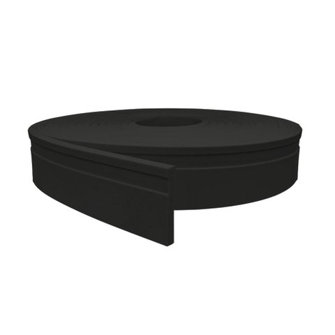 Rodapé Eva Autocolante 7cm Altura Rp16 Preto Metro