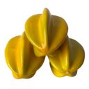 Ver imagem 4 de 3 Carambolas Artificiais Decorativas Realistas em Poliestireno Ideal para Decoração de Ambientes