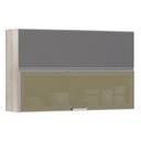 Ver imagem 1 de Armario Basculante Misto 120cm 2 Porta Lis Legno Crema