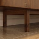Ver imagem 5 de Rack Grande 180 cm Madeira Ripado TV 75 Moderno Castanho Linn Idimex