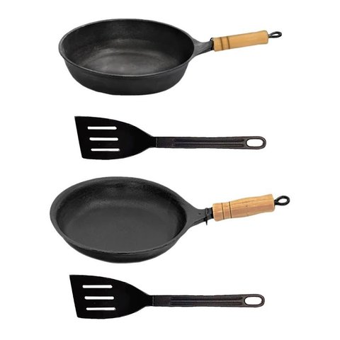 Kit Frigideira Funda Alta 30cm Frigideira 22cm Antiaderente