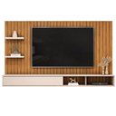 Ver imagem 6 de Painel Quarto P/ Tv até 60 Pol Friz 179x108cm Cedro/bali - Dj Móveis