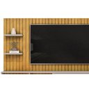 Ver imagem 4 de Painel Quarto P/ Tv até 60 Pol Friz 179x108cm Cedro/bali - Dj Móveis