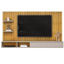 Ver imagem 5 de Painel Quarto P/ Tv até 60 Pol Friz 179x108cm Cedro/bali - Dj Móveis