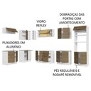 Ver imagem 7 de Armário de Cozinha Completa de Canto 499cm Branco/rustic Stella Madesa 03 Branco/rustic