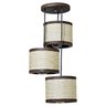 Lustre Luminária Pendente Rustico Retro Corda Sisal 3 Lâmpadas - 4