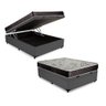 Cama Box Baú Casal Green Cinza + Colchão Espuma D33 138x188x8 - 1