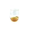 Copo de Vidro Resistente Redondo 430ML Com Bala de Metal Alojada Para Whisky Vodka Suco - 1