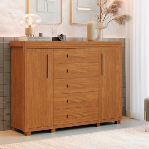 Cômoda com Sapateira Havana para Quarto Grande Camas Luxo