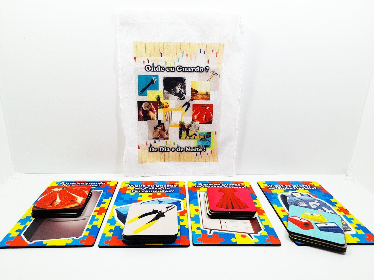 Kit Especial Jogos Educativos Cogntivos para Autistas - Combo 5 - Coleção TEA & AMOR - 5
