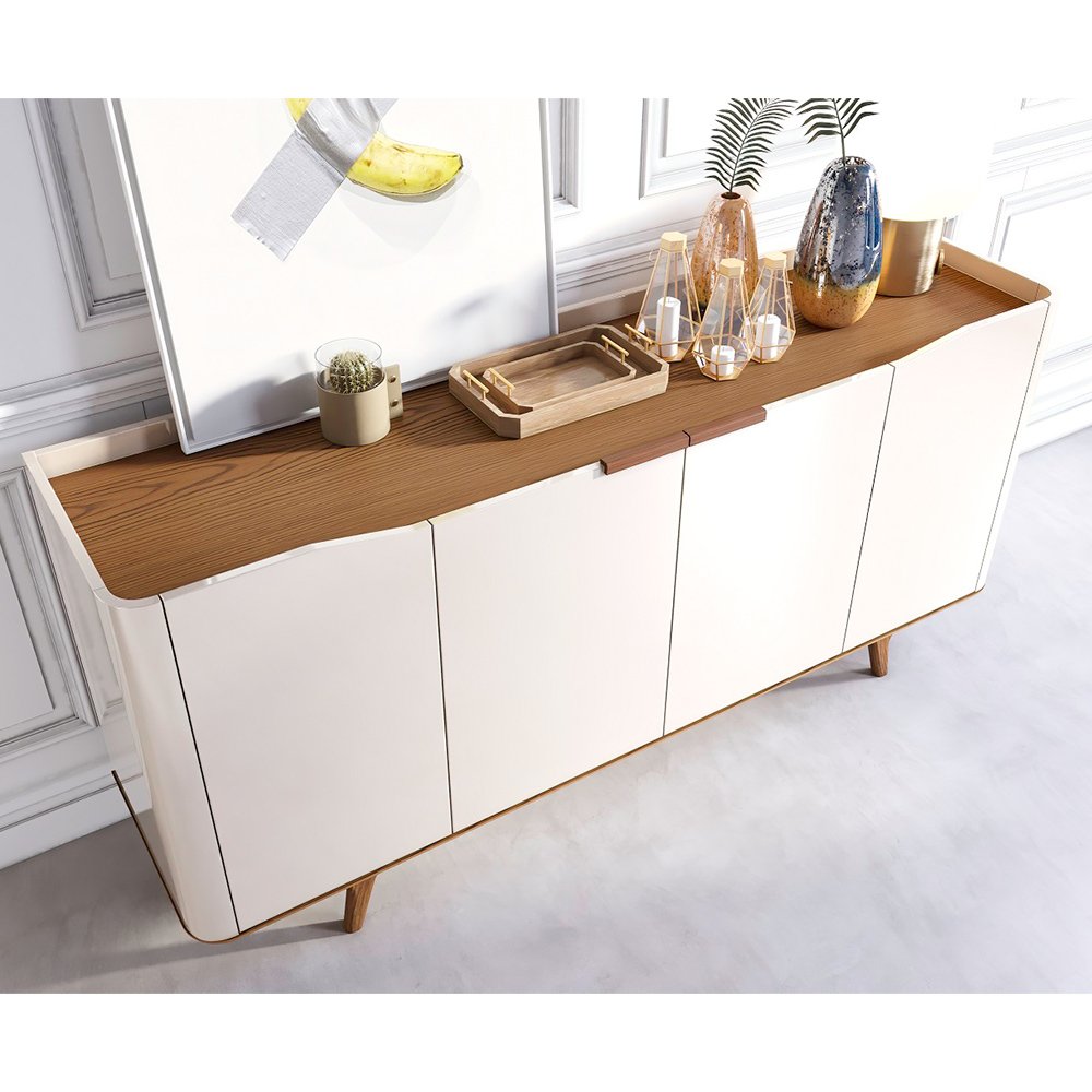 Arc Buffet Buffet Arc Off White/Nature 160cm Linea Brasil | MadeiraMadeira