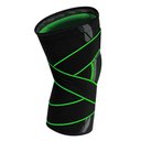 Ver imagem 2 de Joelheira de Compressão com Faixa Ajustável Sense 3.0 - para Todo Tipo de Esporte:verde/p/unissex