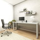 Ver imagem 1 de Mesa para Estudos Reta Tampo 40mm 170cm Alto Padrão