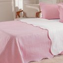 Ver imagem 2 de Kit Cobre Leito Casal Ultra Lisse Lisa New 210x230cm Silver Pink