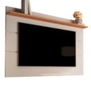 Ver imagem 1 de Painel de TV para Quarto Sala até 55" Prateleira Superior Vivare 1,36 Anto:OffWhite/Nature