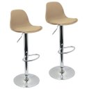 Ver imagem 1 de Banqueta 2-25 Nude July Luisa Kit 2 Uni