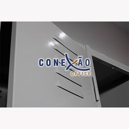 Armário Roupeiro De Aço Vestiário Academia 4 Portas Locker Cinza - 16