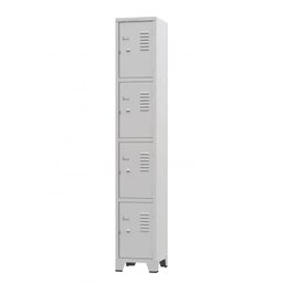 Armário Roupeiro De Aço Vestiário Academia 4 Portas Locker Cinza - 10