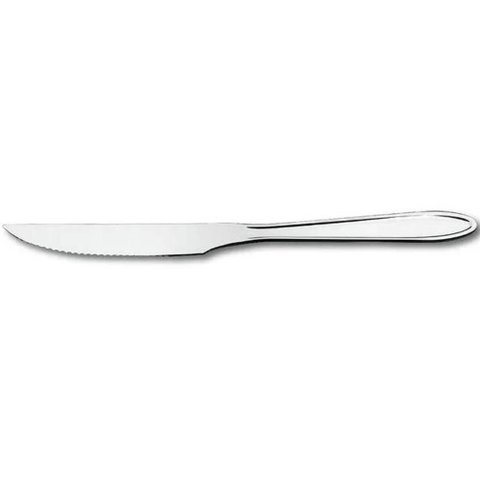 Jogo 12 Facas de Churrasco Inox Lyon Brinox 21cm Mesa Cozinha Faca de Carne