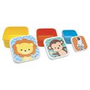 Ver imagem 1 de Kit com 3 Potinhos Pequenos Coloridos Animais Buba