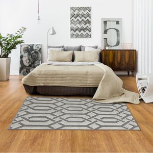 Tapete 100x150cm Chevron Tapetes São Carlos