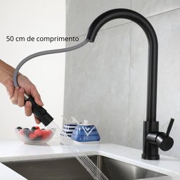 Torneira Cozinha Gourmet Misturador Monocomando Inox 304 - 4