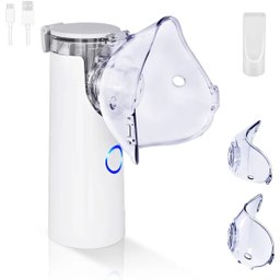 Nebulizador Inalador sem Fio Ultrassonico Silencioso Tratamento Respiratorio Criança Adulto Idoso In - 3