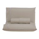 Ver imagem 1 de Jogo de Lençol Casal 300 Fios Ponto Palito 100% Algodão 3 Peças:avela