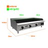 Chapa Grill Char Broiler Profissional Industrial Prime a Gás 120cm PCG120G - Venâncio - 2