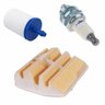 Kit Manutenção Filtros Vela Motosserra Husqvarna 445e/445/450 Original - 2