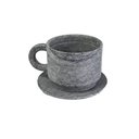 Ver imagem 1 de Xícara de Chá com Pires em Pedra Sabão Servir Decorar 200ml