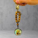 Ver imagem 4 de Chaveiro Dezena São José Madeira Imbuia