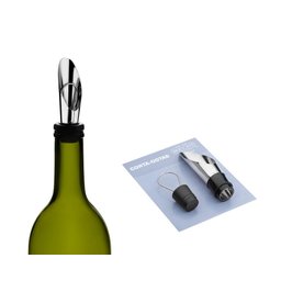 Maleta Courino Porta 2 Garrafas Vinho Espumante + Acessórios - 3