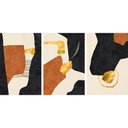 Ver imagem 3 de Trio de Quadros Decorativos Formas Abstratas
