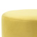 Ver imagem 3 de Puff Banco Luca em Tecido Suede - Amarelo