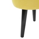 Ver imagem 2 de Puff Banco Luca em Tecido Suede - Amarelo