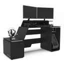 Ver imagem 2 de Mesa Gamer e EscritórioXT Racer Space Two 162,5cm Preto E Branco