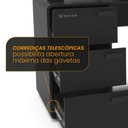 Ver imagem 7 de Mesa Gamer XT Racer Expert 3 Gavetas 1 Nicho 157cm Preto E Prata