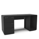 Ver imagem 4 de Mesa Gamer XT Racer Expert 3 Gavetas 1 Nicho 157cm Preto E Prata