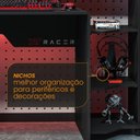 Ver imagem 5 de Mesa Gamer e Escritóro XT Racer Control 158cm Preto E Vermelho