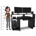 Ver mais imagens de Mesa Gamer e Escritóro XT Racer Control 158cm Preto E Vermelho
