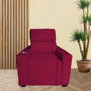 Ver imagem 1 de Poltrona Retratil e Reclinavel com Porta Copo Maisa Vermelho