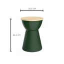 Ver imagem 3 de Conjunto Mesa Tampo Pinus e 3 Banquetas Fit Verde/Alecrim