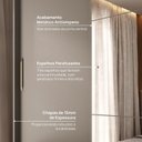 Ver imagem 6 de Kit Guarda Roupas 3 Portas e Cômoda Araçá CabeCasa MadeiraOriginals Cinza/Fendi