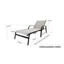 Ver imagem 5 de Conjunto 2 Espreguiçadeira Alumínio Reclinável Cannes