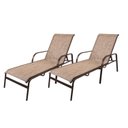 Ver imagem 1 de Conjunto 2 Espreguiçadeira Alumínio Reclinável Cannes