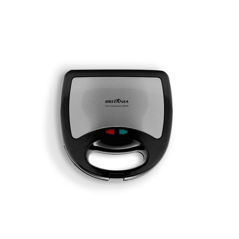 Grill e Sanduicheira Britania Bgr30pi 3 em 1 127v - 2