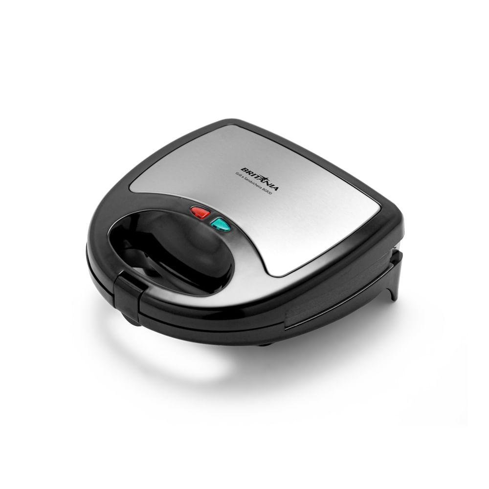 Grill e Sanduicheira Britania Bgr30pi 3 em 1 127v - 1